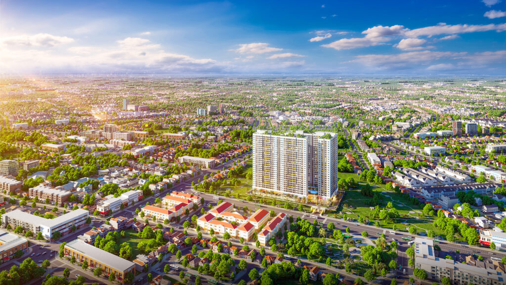 Dự án Legacy Central sở hữu phong cách thiết kế hiện đại với 2 block cao 29 tầng và 1 tầng hầm, cung cấp ra thị trường 1.802 căn hộ