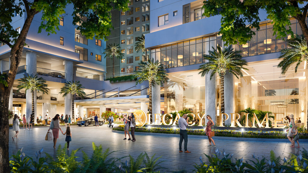 Sở hữu hơn 30 tiện tích nội khu hiện đại, Legacy Central mang đến không gian sống tiện nghi cho cư dân. Ảnh: Phối cảnh trung tâm thương mại tại Legacy Prime (thuộc Legacy Central)
